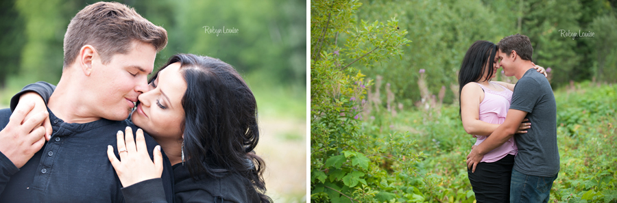 Holly and Scott – Quesnel Engagement Photographer Holly and Scott - Quesnel Engagement Photography with her warmblood horse, Markas and Great Dane, Emma.