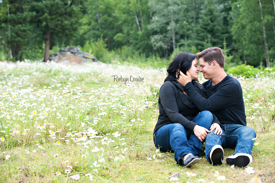 Holly and Scott – Quesnel Engagement Photographer Holly and Scott - Quesnel Engagement Photography with her warmblood horse, Markas and Great Dane, Emma.