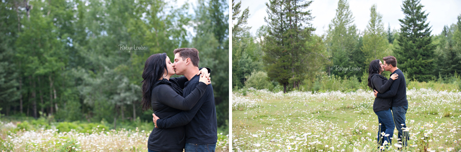 Holly and Scott – Quesnel Engagement Photographer Holly and Scott - Quesnel Engagement Photography with her warmblood horse, Markas and Great Dane, Emma.