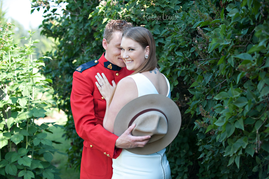 Brandy and Kevan – Quesnel RCMP Engagement Photography Brandy and Kevan - Quesnel Engagement Photography in RCMP Red Serge.