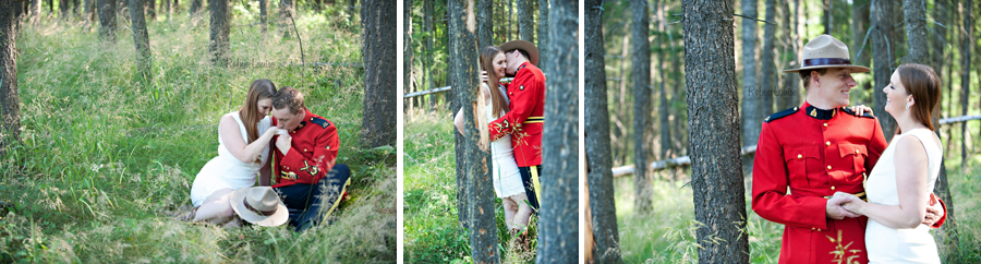 Brandy and Kevan – Quesnel RCMP Engagement Photography Brandy and Kevan - Quesnel Engagement Photography in RCMP Red Serge.