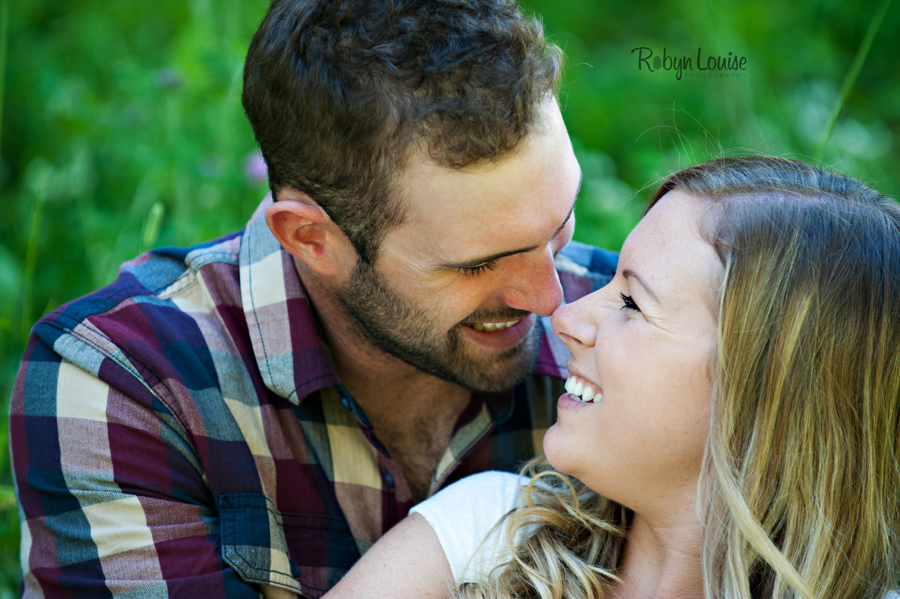 Samantha and Sean - Likely Engagement Photography at Quesnel Forks with their dogs.