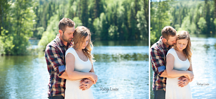 Samantha and Sean - Likely Engagement Photography at Quesnel Forks with their dogs.